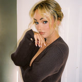 Light Knit Bolero Brown