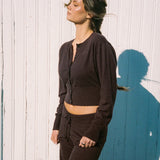 Marked Waist Cardigan