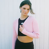 Light Knit Bolero Pink