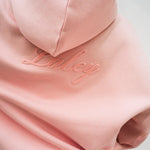 Back Logo Hoodie Pink - Laley - Detaljbilde av Laley hettegenser, logo rygg