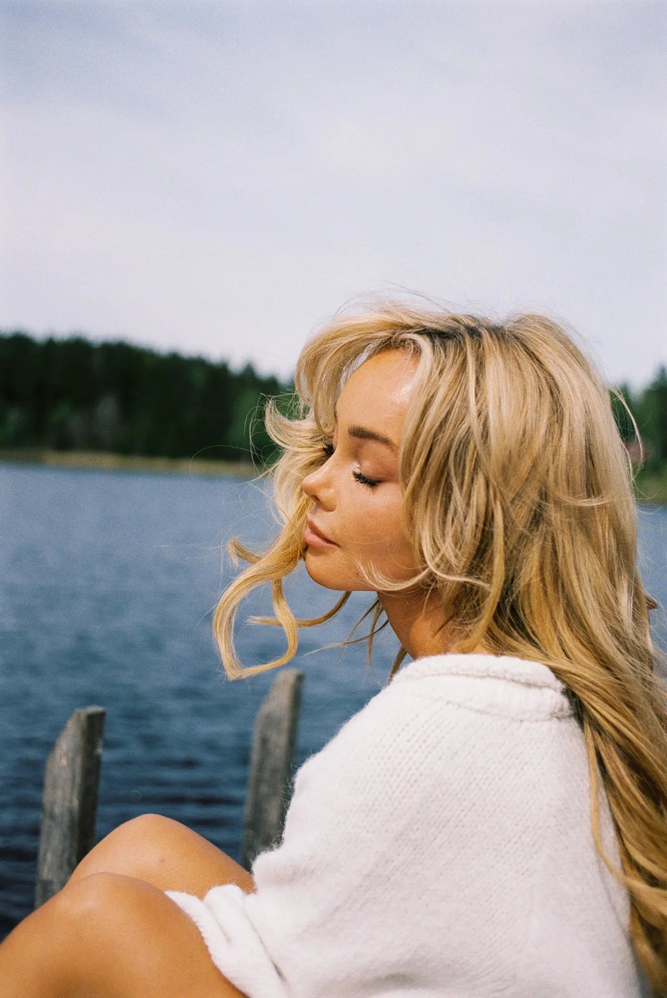 Laley oversized knit sweater, feminine klær av Sophie Elise