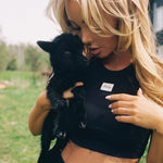 Cut out yoga top Laley, feminine dame klær av Sophie Elise