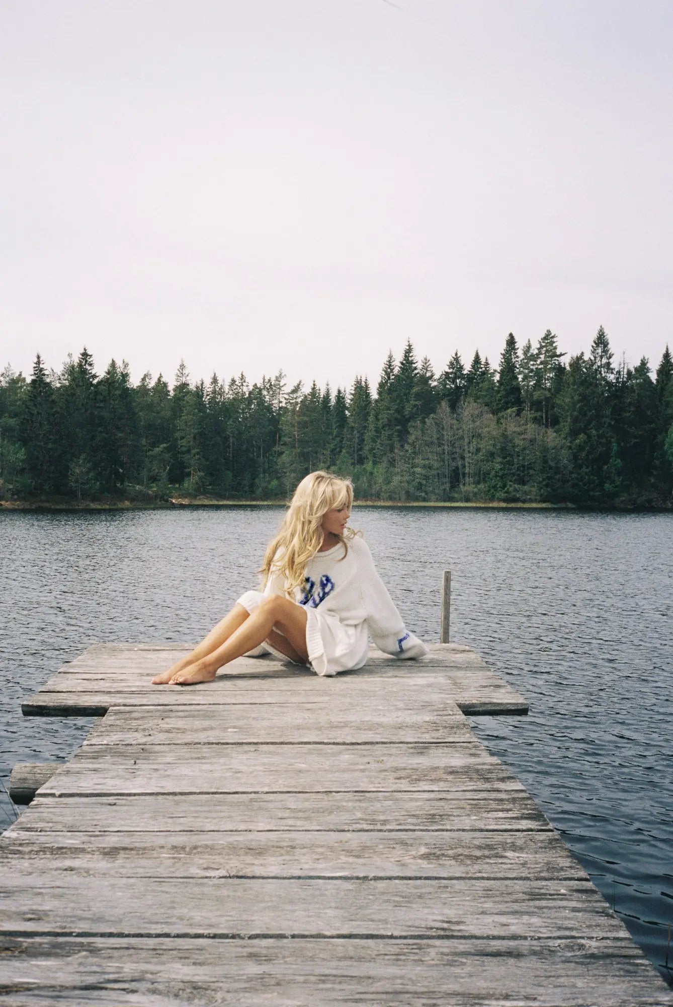 Crayfish knit sweater Laley, oversized dame klær av Sophie Elise