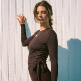 Ballerina Top Brown