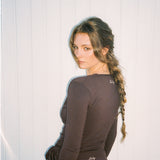 Ballerina Top Brown