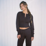 Marked Waist Cardigan