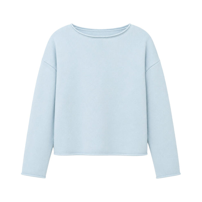 Cloud oversized strikkegenser blå