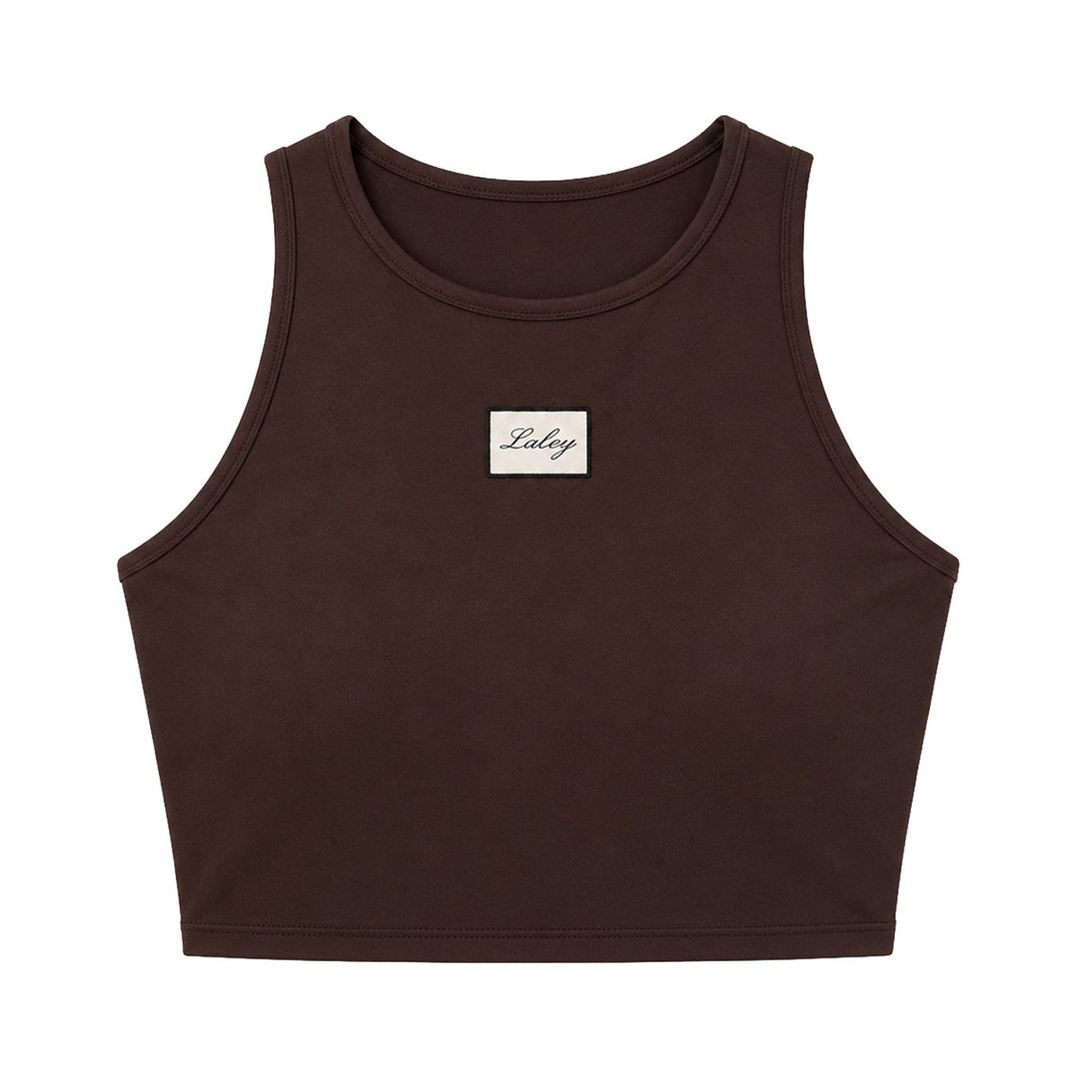 High neck treningstopp espresso, produktbilde
