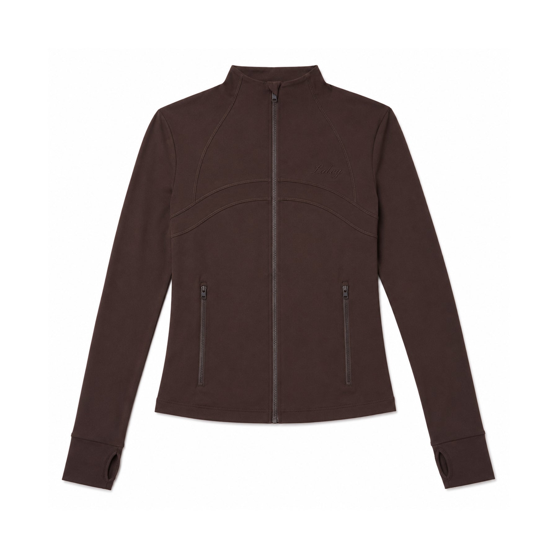 Espresso Workout Zip Jacket