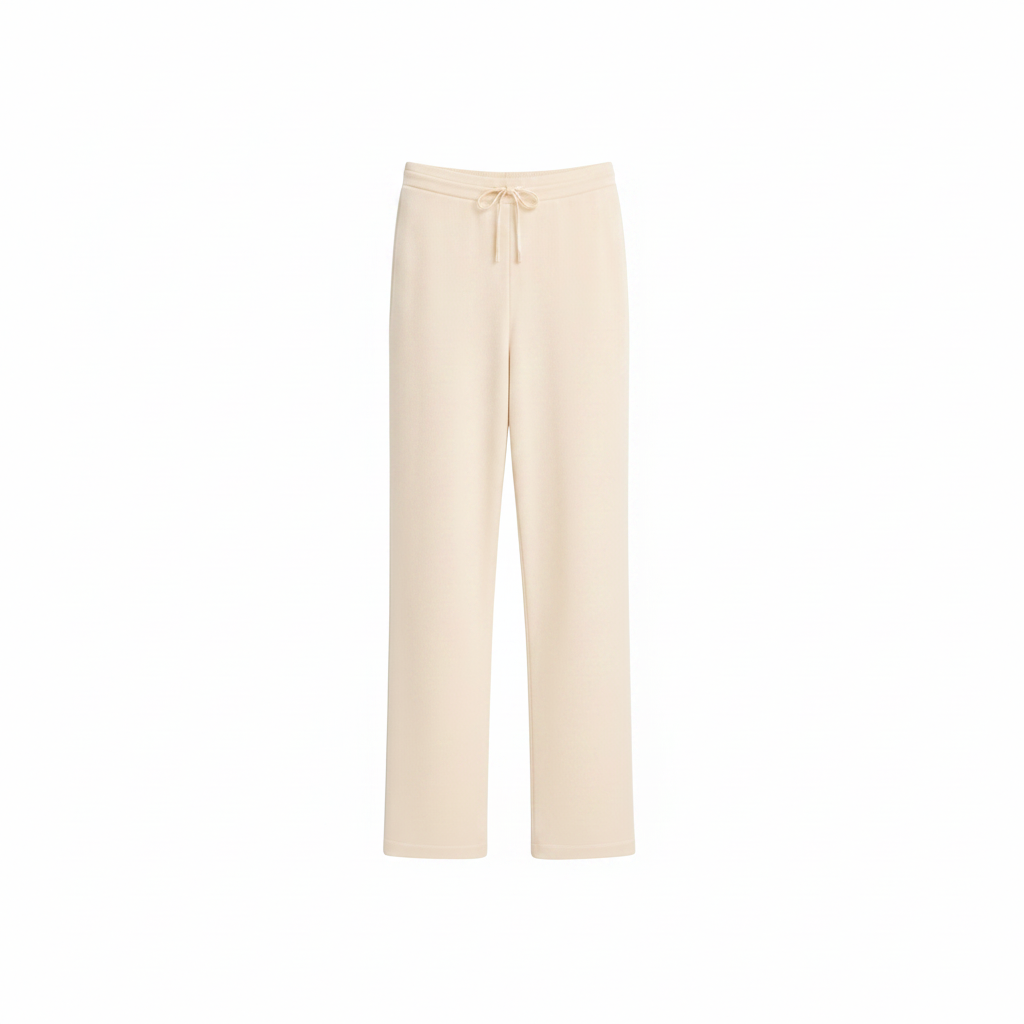 Fine Knit Pants Offwhite