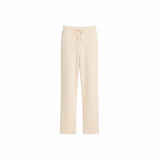Fine Knit Pants Offwhite