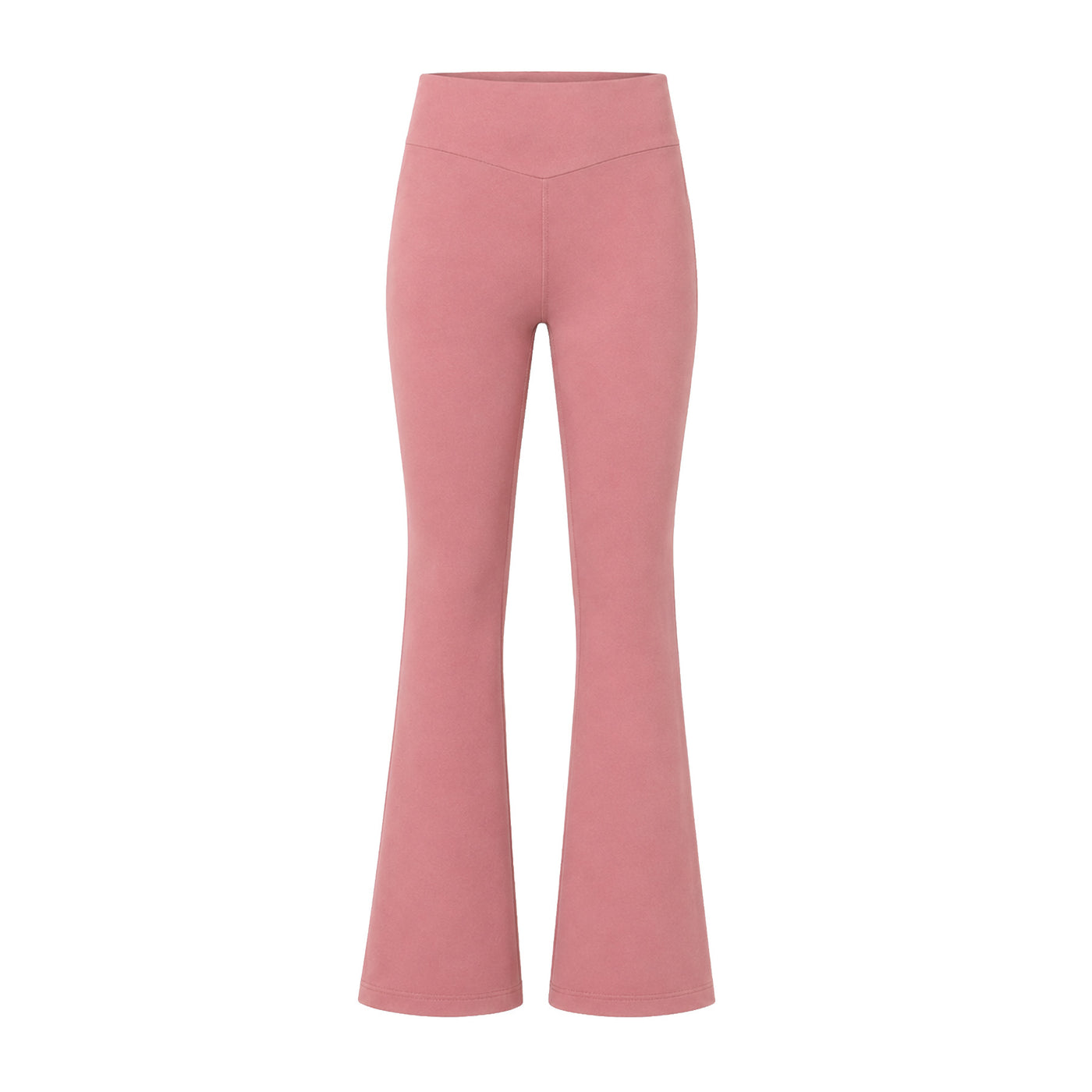 Flared Yoga Tights Deep Pink