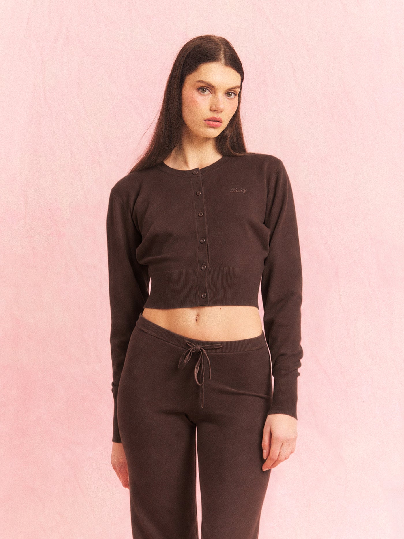 Knit Loungewear Set Espresso