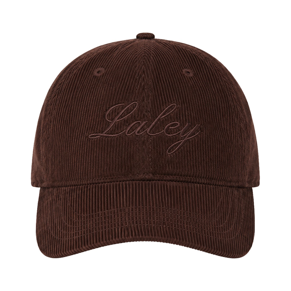 Laley Corduroy Caps i brun, produktbilde
