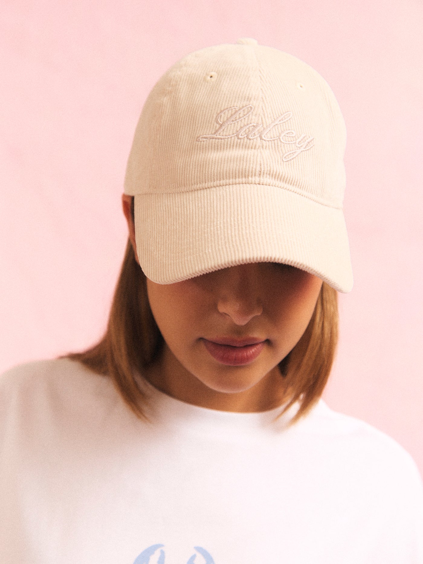 Laley caps kordfløyel beige