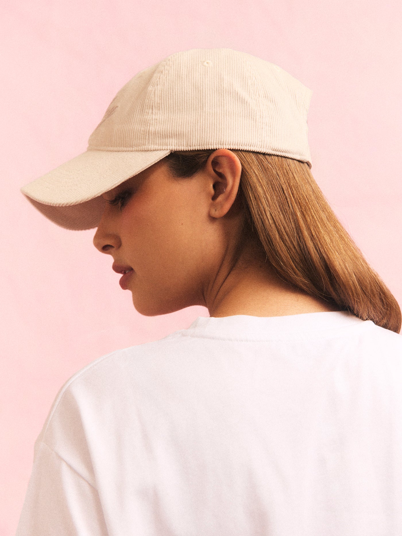 Laley caps kordfløyel beige
