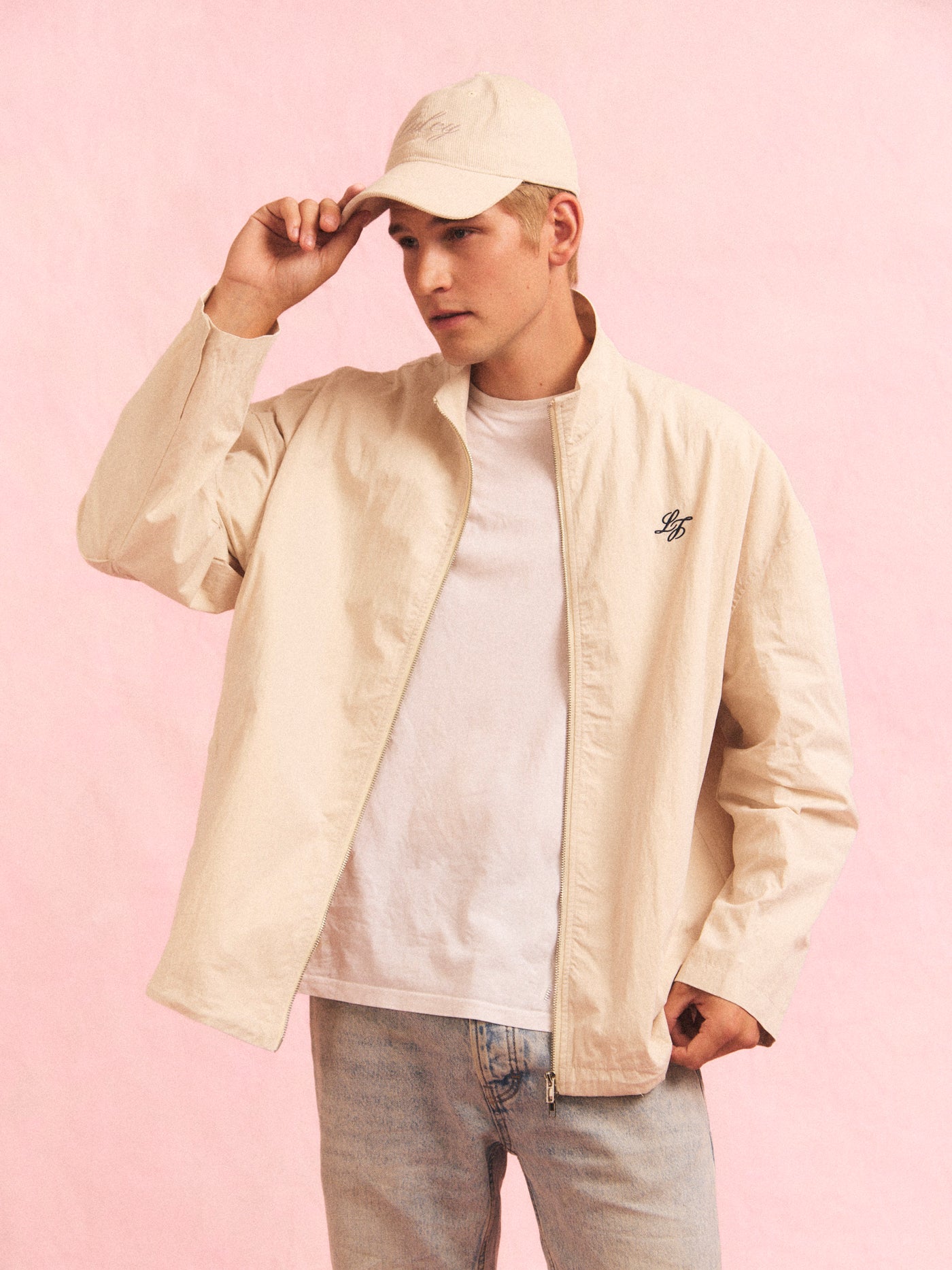 Laley caps kordfløyel beige