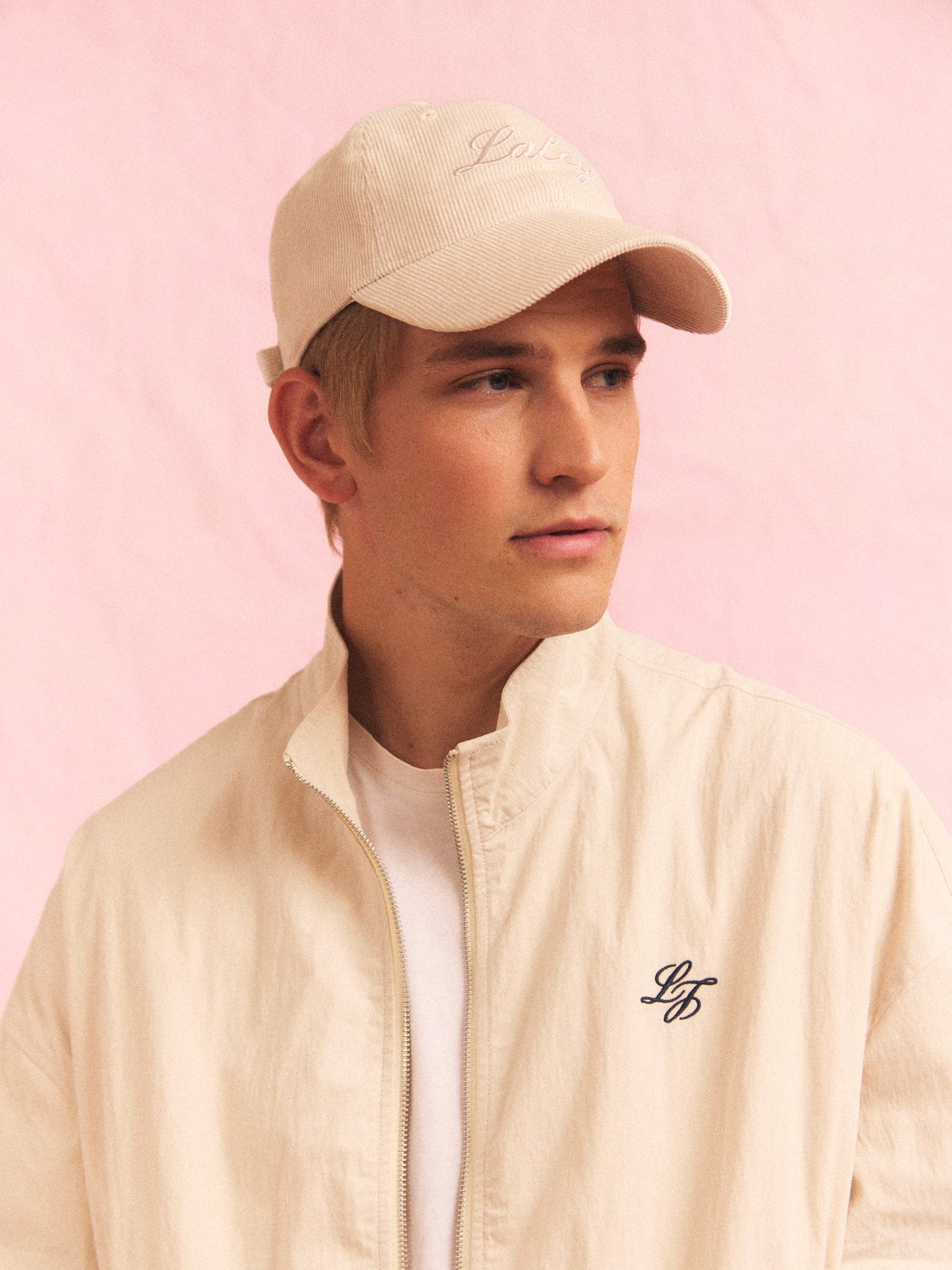 Laley caps kordfløyel beige
