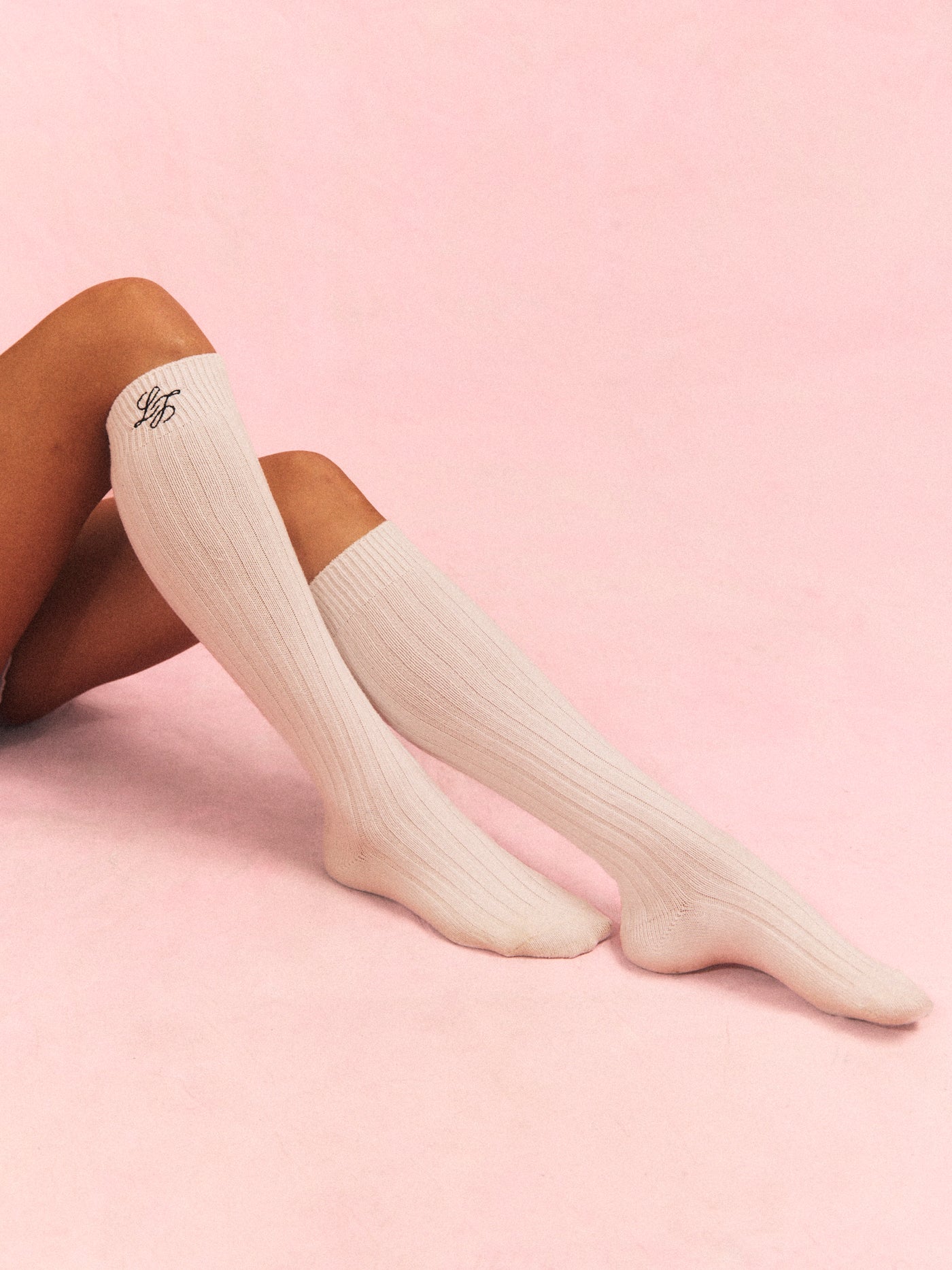 Monogram Knee Sock