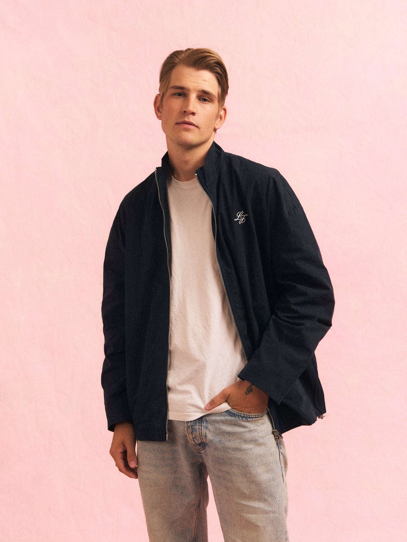 Polo jakke navy