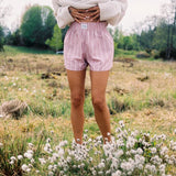 Striped Shorts Pink