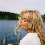 Laley oversized knit sweater, feminine klær av Sophie Elise