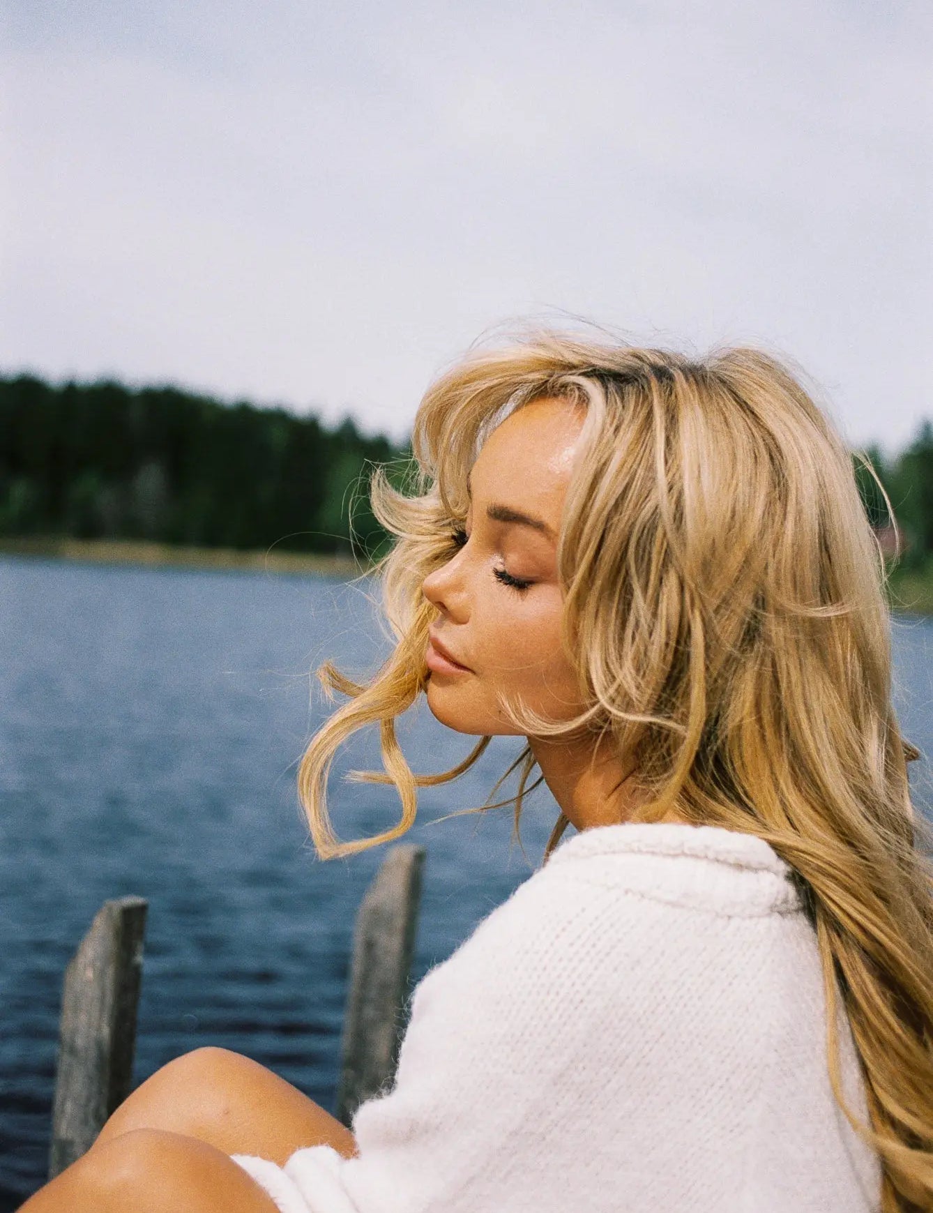Laley oversized knit sweater, feminine klær av Sophie Elise