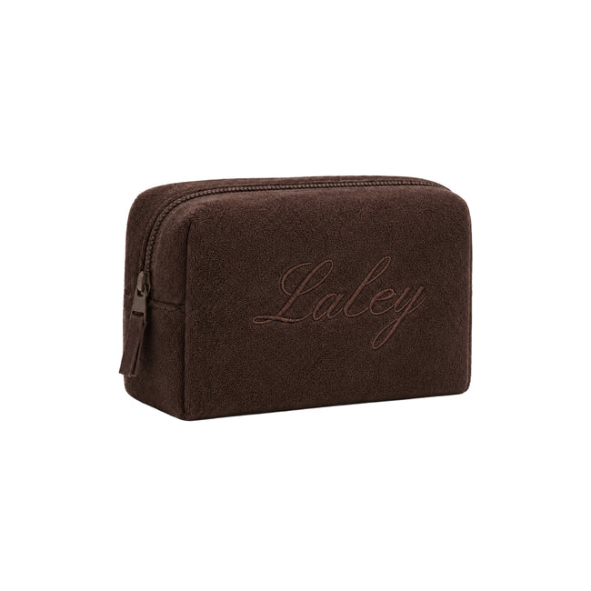 Terry toalettmappe espresso