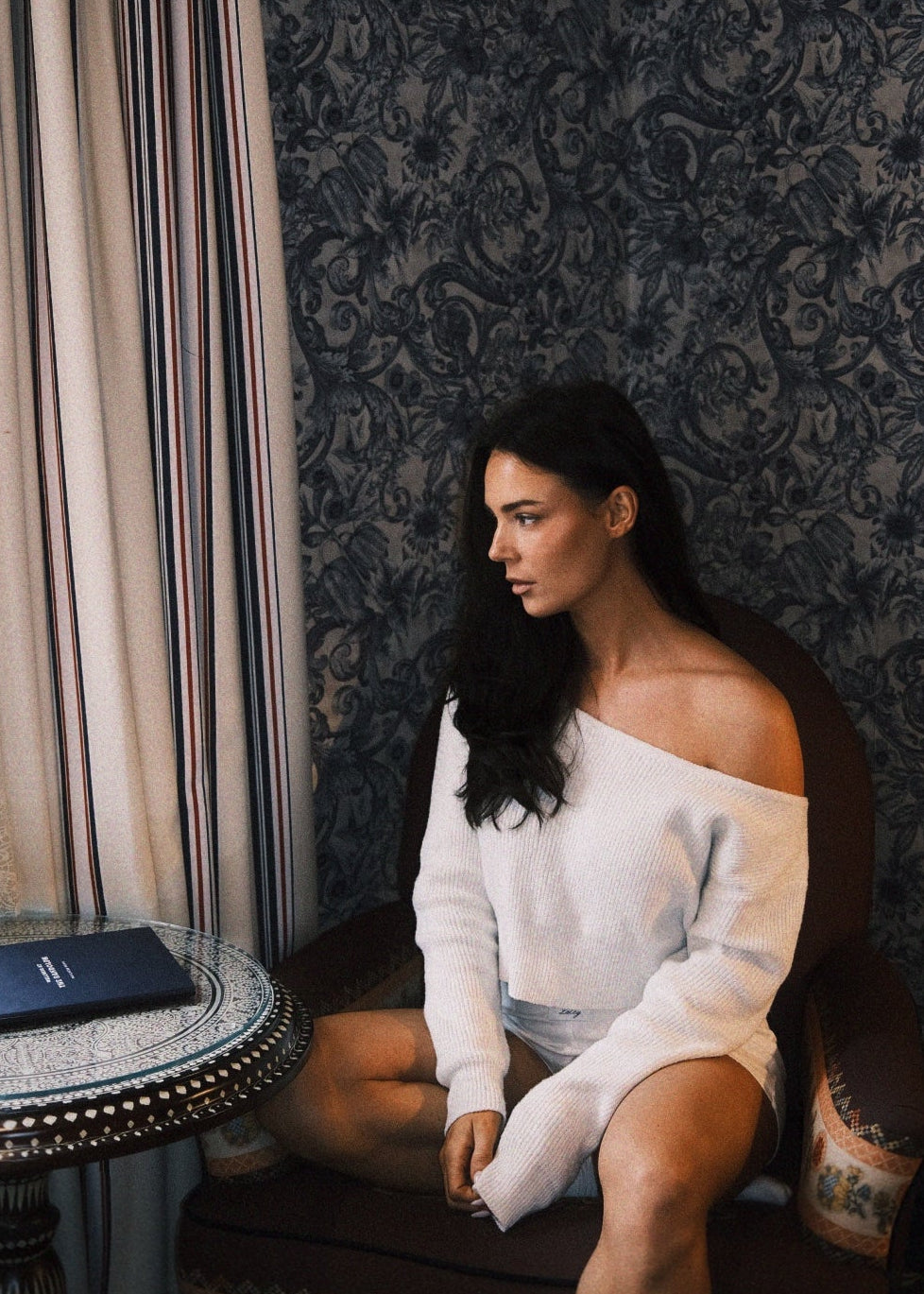 Off-Shoulder Knit