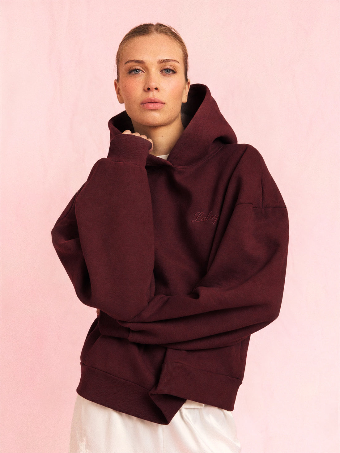 Back Logo Hoodie (burgunder)