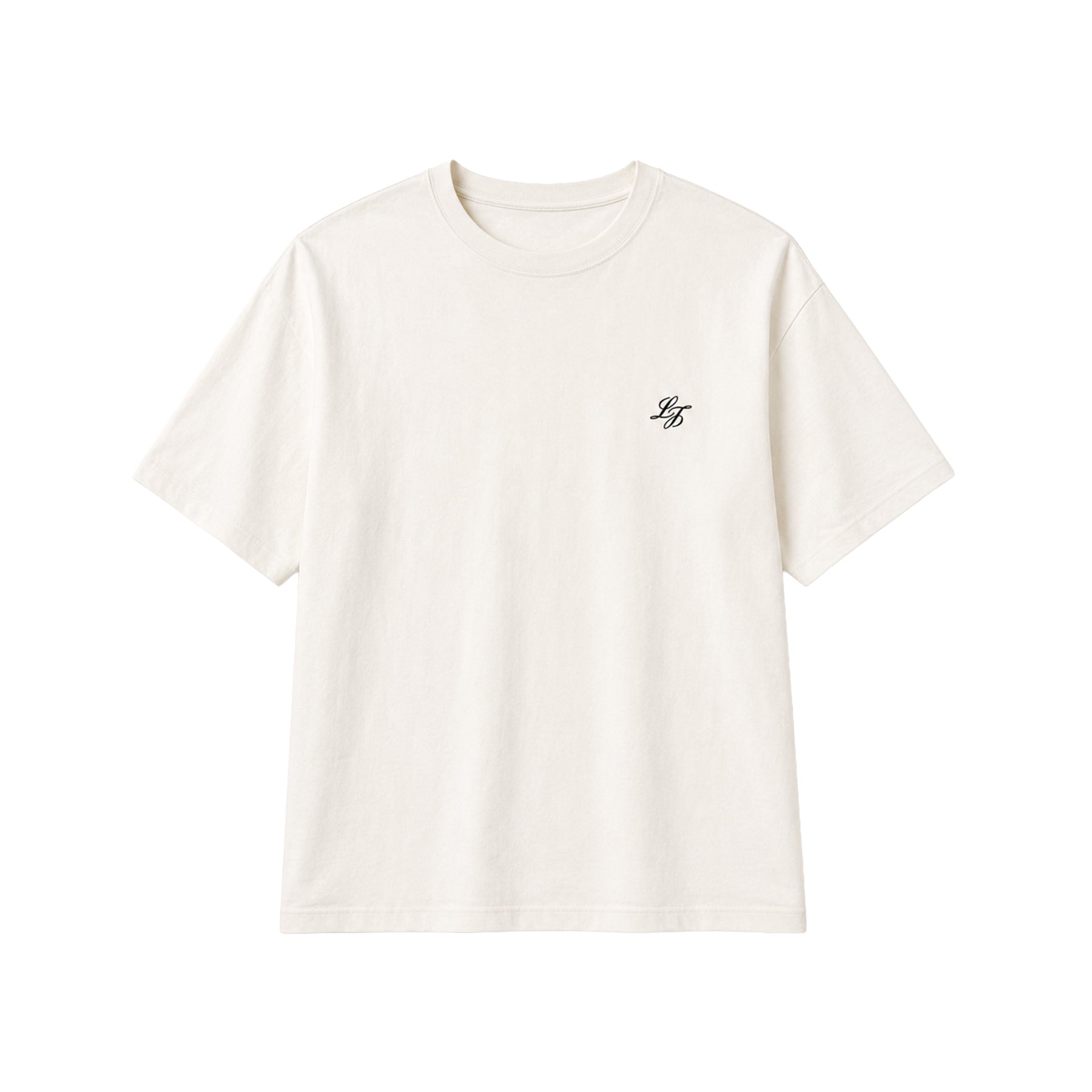 Boyfriend monogram t-skjorte