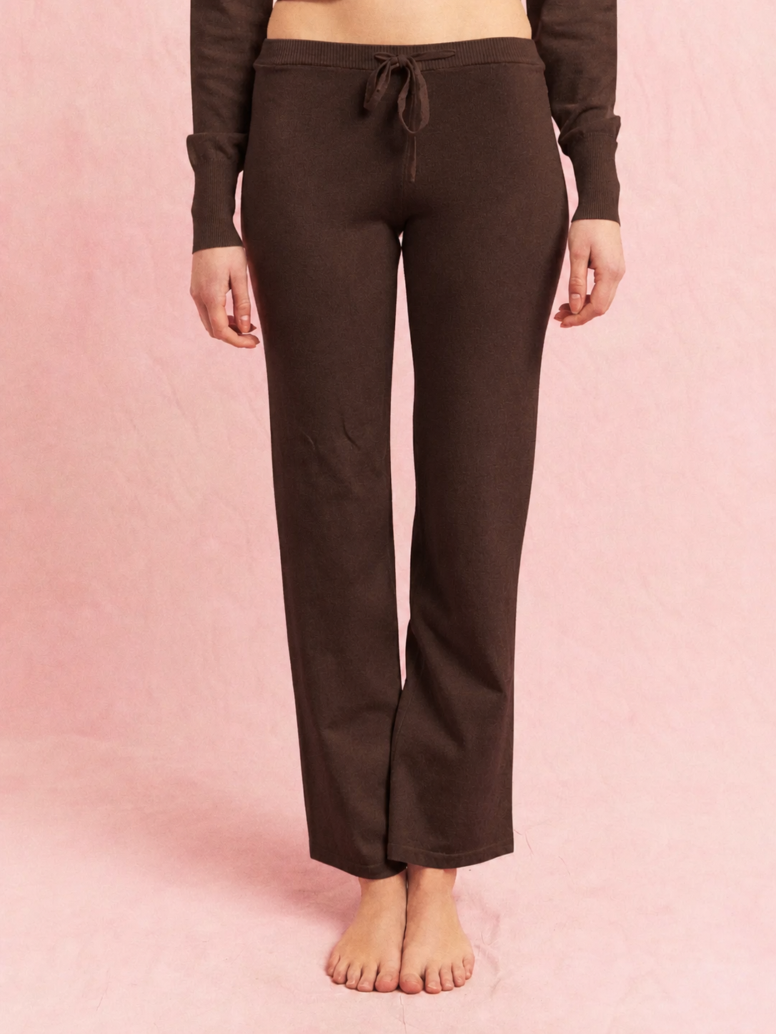 Fine Knit Pants Espresso