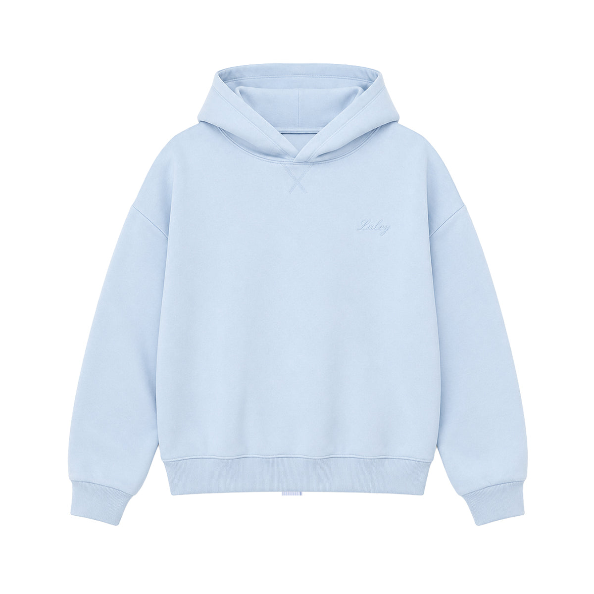 Back Logo Hoodie (himmelblå), produktbilde