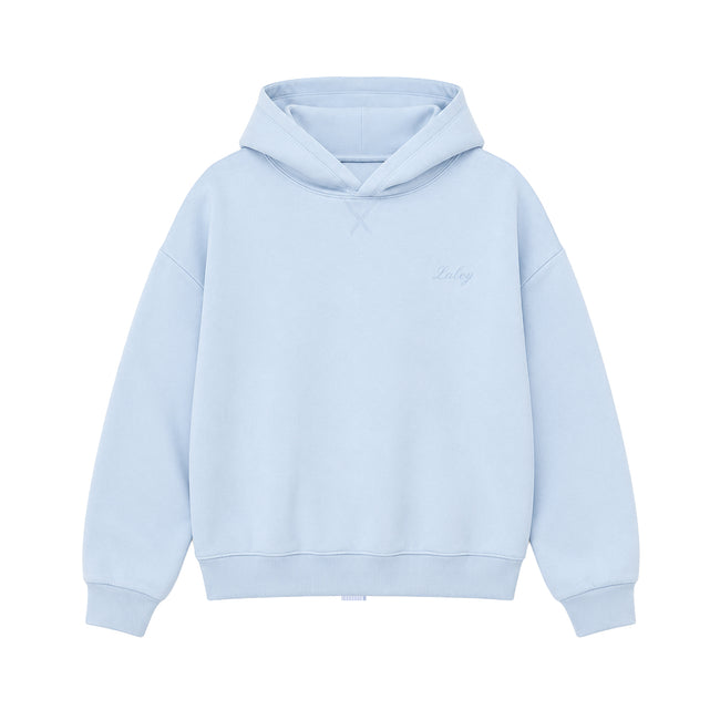 Back Logo Hoodie (himmelblå)