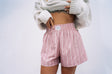 Striped Shorts Pink