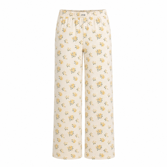 Flower pajama pants