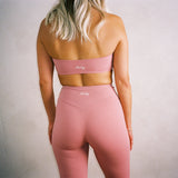 Flared Yoga Tights Deep Pink