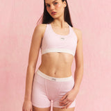 90's underwear set pink