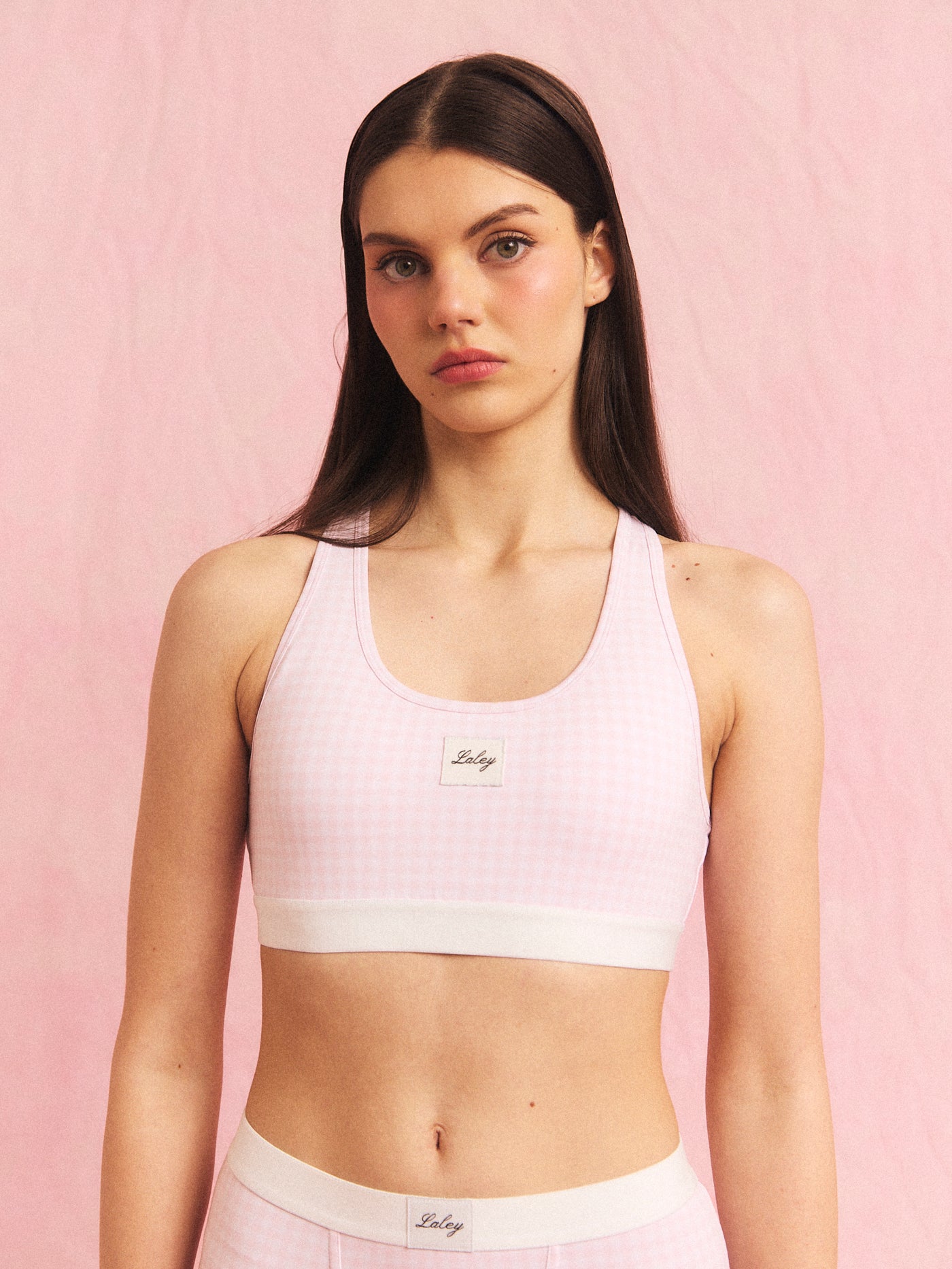 90's underwear set pink