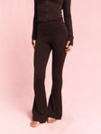 Espresso Flared Yoga Tights