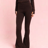 Espresso Flared Yoga Tights