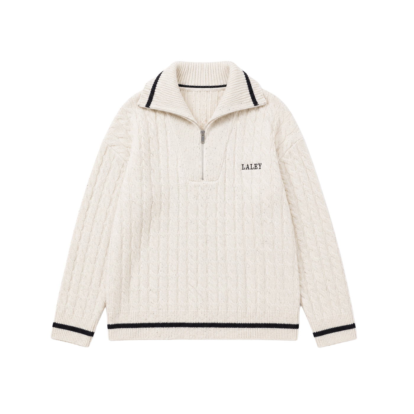 Half Zip Knit Sweater