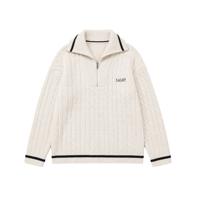Half Zip strikkegenser