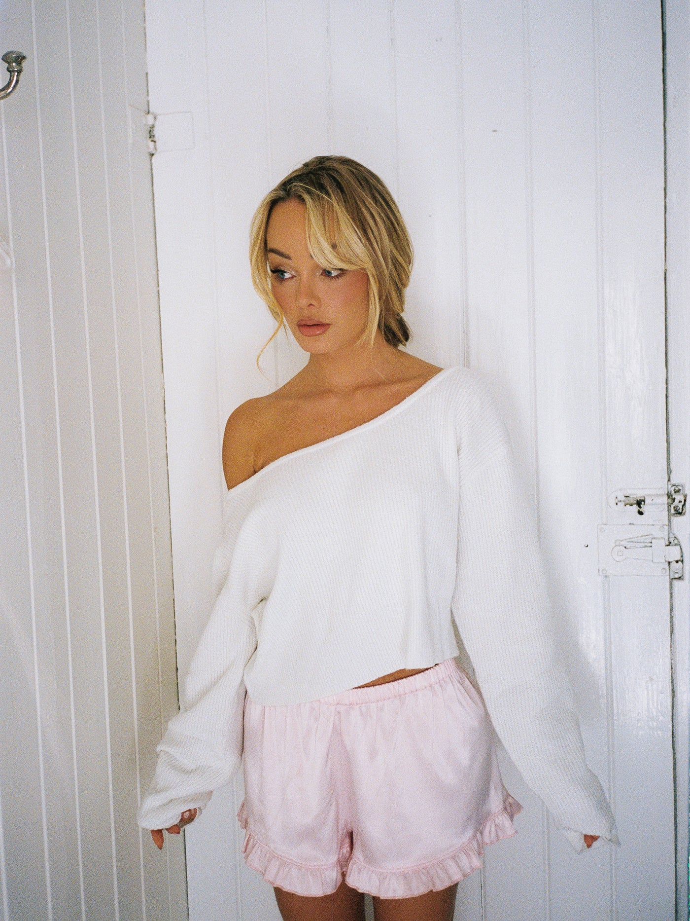 Off-Shoulder Knit