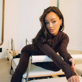 Espresso Workout Zip Jacket