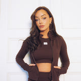 Espresso Workout Zip Jacket
