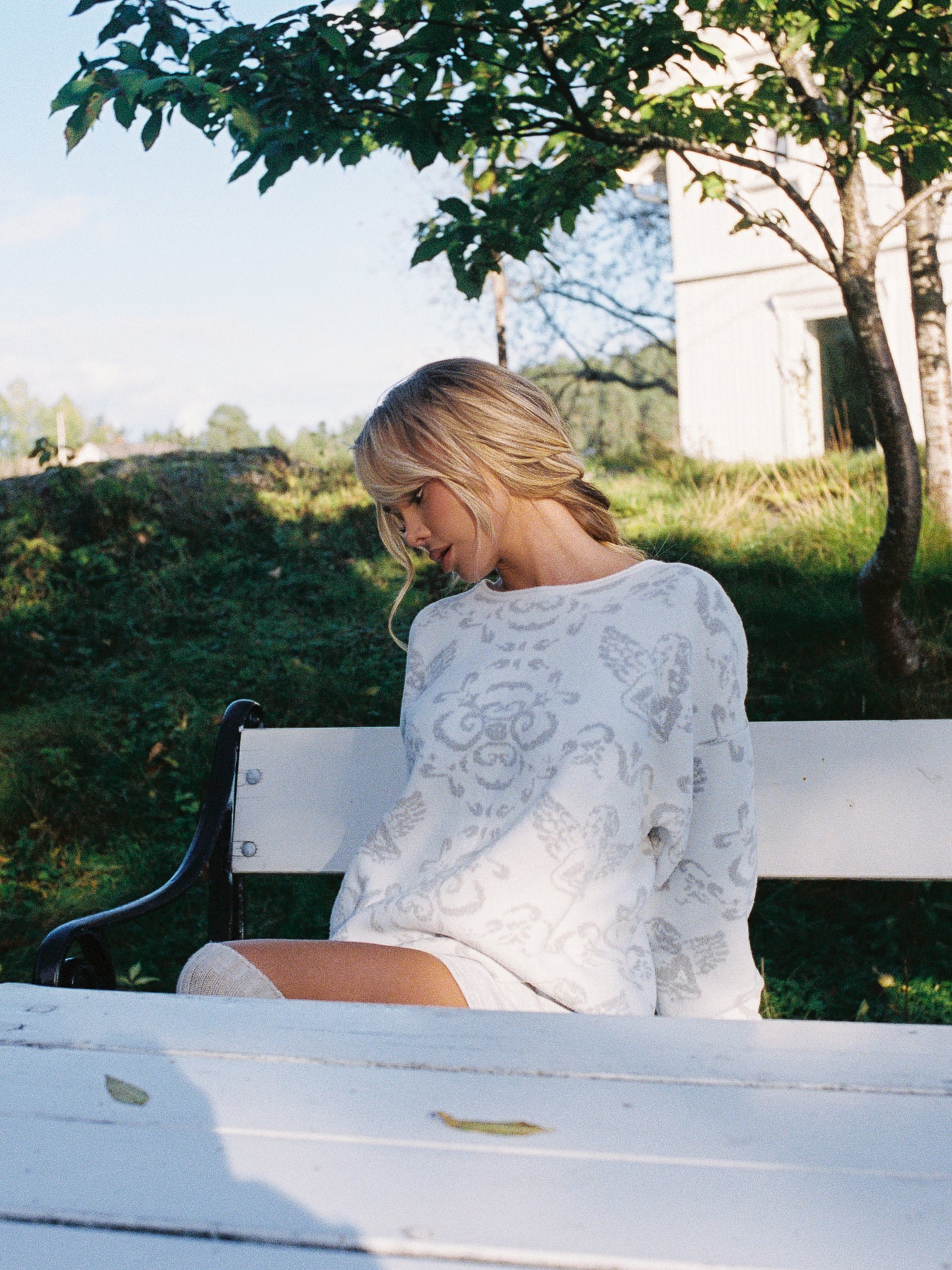 Allover Angel Knit