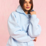 Back Logo Hoodie (himmelblå)