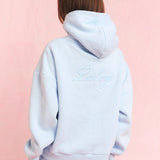 Back Logo Hoodie (himmelblå)