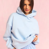 Back Logo Hoodie (himmelblå)
